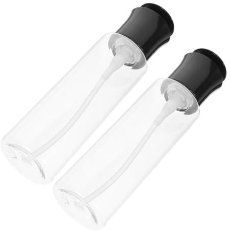 Garneck 2stücke Pumpflasche Für Cremes Transparente Lotionspender Airless Reiseflasche Kosmetikbehälter Mit Pumpe Für Hautpflegelotionen Und Flüssigkeiten