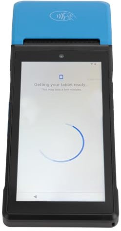 POS-PDA-Thermo-Belegdrucker, für Android 12.0, 58-mm-Hand-Thermodrucker mit 5,5-Zoll-Touchscreen, Scannen von 1D-2D-QR-Barcodes, Unterstützung von 4G WiFi, Bluetooth und NFC