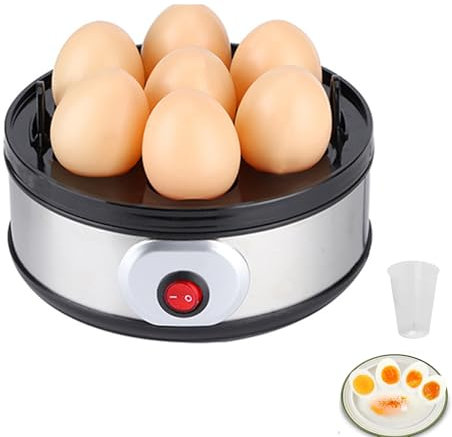 Cocedor de huevos,350W Cocedor huevos multifuncional,Hervidor Eléctrico de Huevos con Capacidad hasta 7 Huevos,Cuece Huevos Eléctrico Compacto,Hervidor EléCtrico para Huevos Hervidos