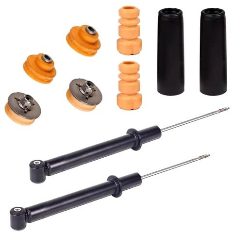 2xSTOßDÄMPFER+Domlager hinten | 1er E81 E87 E88 3er E90 E91 E92 Kompatibel mit 1 (E81),1 (E87),1 Cabriolet (E88),1 Coupe (E82),3 (E90),3 Cabriolet (E93),3 Co