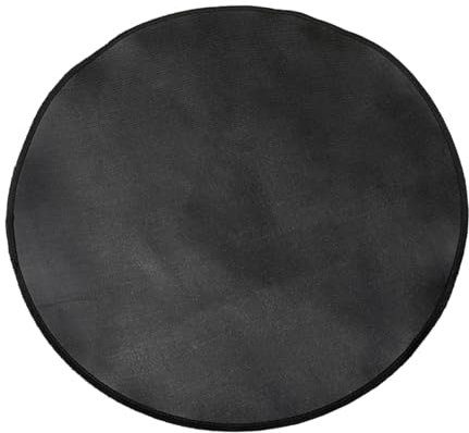 Tapis de barbecue rond, tapis de feu en fibre de verre pour terrasse – Tapis rond sous le barbecue et tapis de foyer, centre de cuisson pour de cuisson, tapis de barbecue ignifuge pour brasero