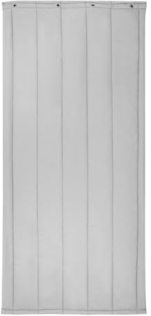 Thermal Insulated Door Curtain, Winter Doorway Cover Screen, Privacy Door Curtain for Living Room Front Door Kitchen Heavy Duty Waterproof Cotton Curtain, Tapestry Windproof 90 * 200cm Grey
