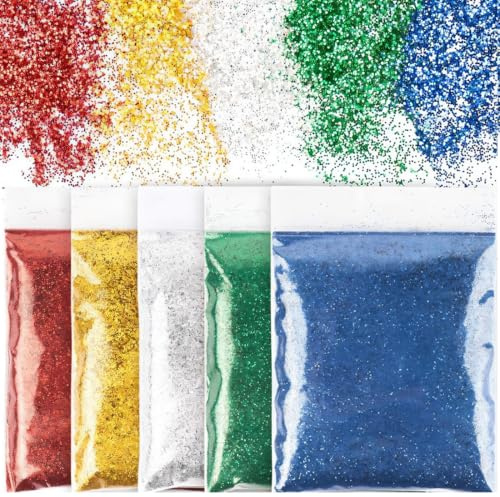 IKOPFLN 100 g polvere glitterata, paillettes creative, decorazione fai da te, palla di neve per Natale, matrimonio, compleanno