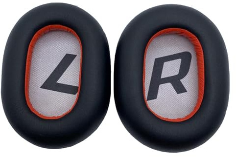 8200UC Ersättningsöronkudde för Plantronics BackBeat Pro 2/Voyager 8200 UC trådlösa hörlurar, öronkuddar koppskydd öronmuffsprotein läder minnesskum, reparationsdel tillbehör