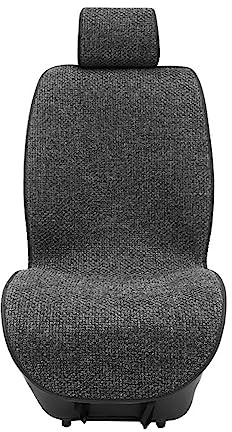 LADPZJNW Fundas Asientos Coche Cubierta de Asiento de automóvil con Cubierta Trasera Cojín de Asiento a Prueba de Sudor de Verano Transpirable。 Cojín Asiento(Coffee,1xFront Seat Covers)