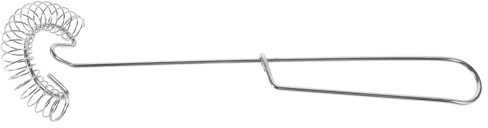 KOCKSHION Manueller Spiralbesen Aus Edelstahl Federbelasteter Ei Und Milchrührer Für Küche Rutschfester Griff Praktisch Für Backen Und Kochen