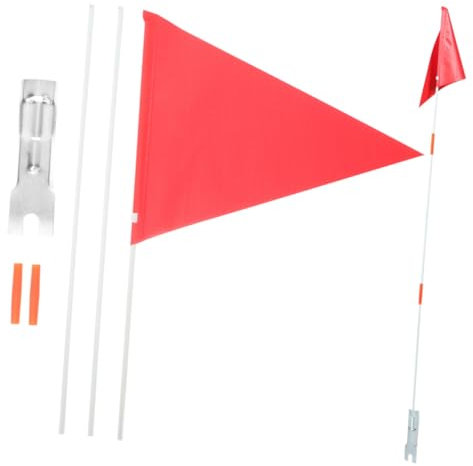 Gatuida 2sätze Fahrrad Flagge Mit Mast Für Fahrradflaggen Mit Mast Für Fahrradzubehör Für Junge Mädchen Werbeflaggen- Für Fahrräder