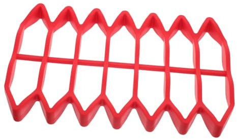 Abaodam Bandeja de Silicona Roja para Buzón, Inserto Protector de Rejilla Antimoho, Revestimiento Resistente para Buzones Residenciales y Comerciales, Accesorio Fácil de Limpiar y