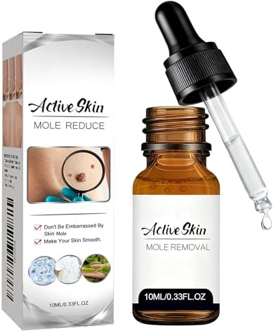 Sanfte Warzenentfernung für Gesicht & Körper - Schnell wirkendes Serum mit Präzisionstropfer, Sanfte Formel für sensible Haut, Reisegröße (10ml)