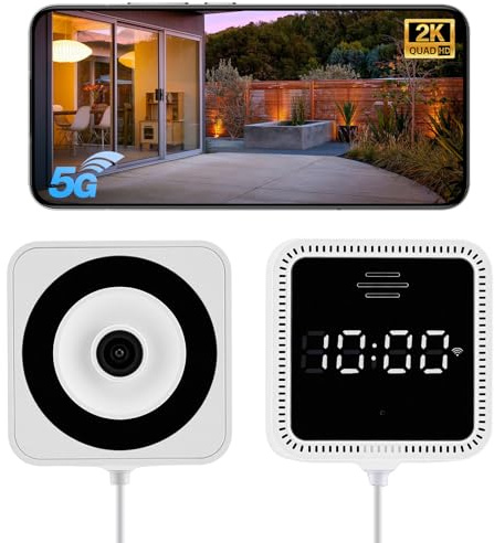 2K 3MP Window Camera,2.4/5GHz WiFi Cameras for Home Security with Full Color Night Vision, AI Person & Vehicle & Motion Detection, 2 Way Audio, 24/7 Recording, Easy & Quick Install in Seconds