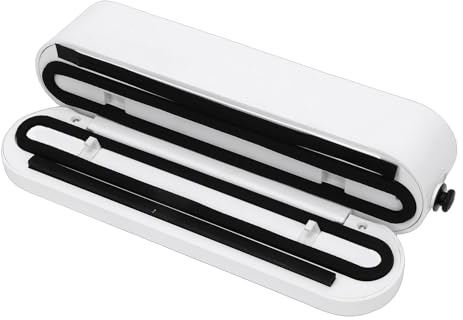 Hamwesh Mini Envasadora Al Vacío, 60 KPa Recargable, 3 Ajustes De Temperatura, Ancho De Sellado De 18 Cm, Selladora Al Vacío Compacta, Selladora De Mano con Carga Tipo C para Cocina Casera Aire Libre