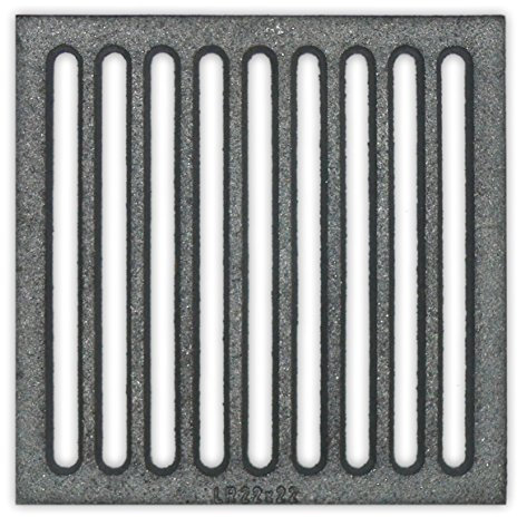 Lounger Rack 22 x 22 cm Cast Iron Oven Grate Ash Grate Board Fireplace Grate Premium Quality