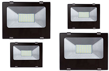 NuLoXx 4er Pack LED Strahler ultra flach 30W/740 4000K neutralweiß 2250LM, 120° Abstrahlwinkel Schutzartklasse IP65, AC 220-240V