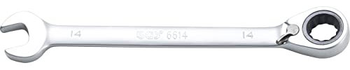 BGS 6614 | Ratschenring-Maulschlüssel | umschaltbar | SW 14 mm