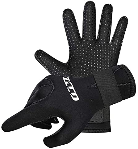 WYYHAA 3Mm/5Mm Neoprene Diving Gloves Anti-Slip Warm Scuba Gloves Wetsuit Gloves with Adjustable Strap for Scuba-Diving Surfing Kayaking