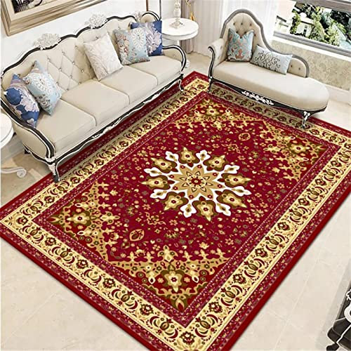 DJHWWD Orientteppiche rot Babyzimmer Teppich Junge Kinderteppich Bedruckt Wohnzimmer Schlafzimmer Waschbar 300x400cm Happy Decor Kids Teppich Rug Carpet