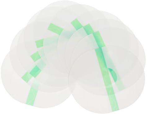 minkissy 10 Stück Selbstklebende Sensorabdeckungen Wasserdichte Sensorpflaster 2 Sensorabdeckungen Sensorbefestigungspflaster Selbstklebende Sensorhautpflaster Sportklebepflaster
