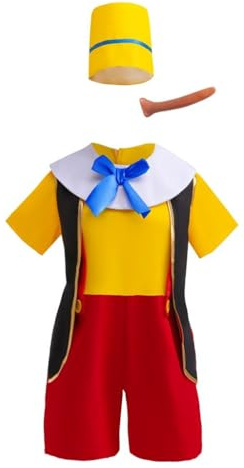 Lito Angels Costume da Ragazzo per Bambino con Cappello, 6-7 Anni 122