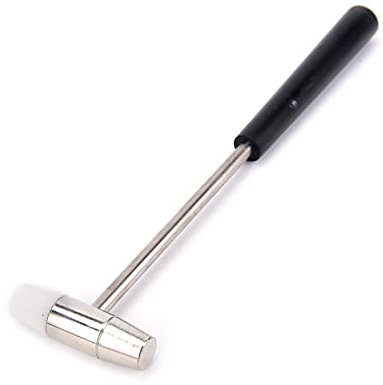 ABBNIA Uhr-Reparatur-Werkzeug Uhr-Reparatur-Werkzeug Kleiner Hammer Metall Weicher und Harter Mehrzweck-Hammer Schwarze Unterseite Uhr-Reparatur-Hammer Hammer