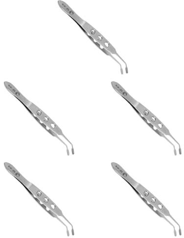 Beaupretty Meibomian Gland Expressor Forceps Tweezers 4.1 Inch Eyelid Compressor Tool for Dry Eye Relief and MGD Treatment with Non-Slip Handle
