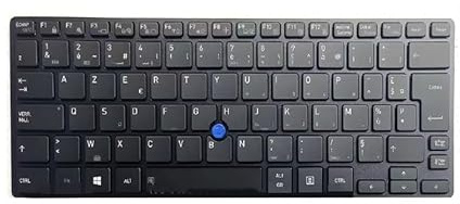 RTDPART Clavier d'ordinateur Portable pour Toshiba Portege X30-D-10L X30-D-10V X30-D-10W X30-D-10X X30-D-10Z français FR Noir avec rétroéclairage et pointage Neuf
