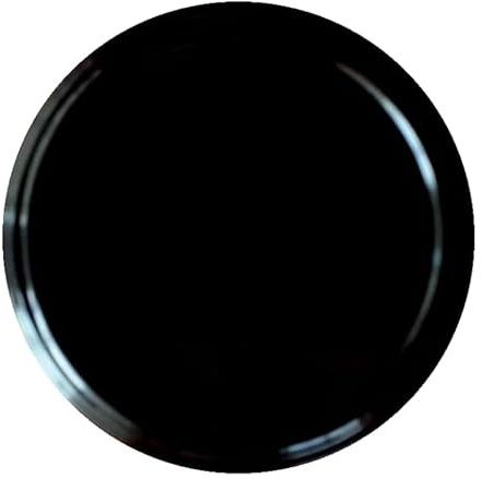 10 X JAM JAR CAP LIDS TWIST OFF/ 82mm. IDEAL FOR ANY TYPE OF PRESERVES,HONEY,JAM,MARMALADE,CHYTNEYS,THE LIDS ARE ACID PROOF, (Black Plain)
