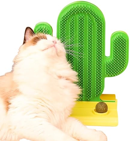 Duroecsain - Rascador de gatito, Cactus Cat Scratching Post - Gato Scratcher Scratch Pads Toys con catnip - Supplies de garra interactivos para mascotas pequeñas