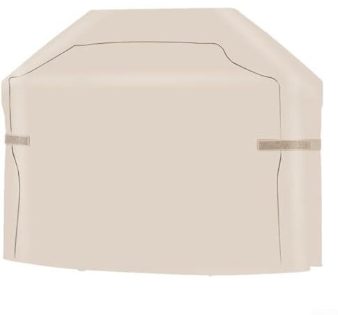 Besttoolifes 210D Oxford Cloth BBQ Grill Cover Waterproof Heavy Duty Outdoor Barbecue Gas Grill Protector with Storage Bag Beige 57 67 72 Inch Weather-Resistant Dustproof Sun Protection(183x66x130cm)