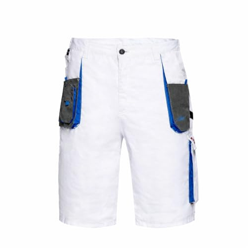Luckyberg Kurze Arbeitshose | Schutzkleidung fur Herren oder Damen. Hose Schutz für Maler, Stuckateur, Monteur,