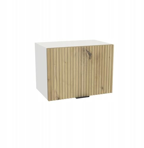 Laclar Dunstabzugshauben-Hängeschrank VIGO RYFLA - Weiß & Artisan Eiche Optik - Küchenoberschrank Modern mit Soft-Close - 50x32x36 cm