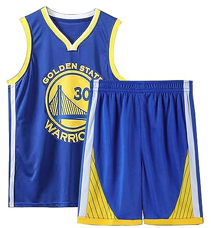 Qkydky Ensemble Basket Enfant, Maillot Basket Enfant,Tenue Basket Enfant | Ensemble de Basket Enfant 3-14 Ans, Débardeur et Short Sport | Tissu Séchage Rapide Respirant, Tenue d'Entraînement Sportif