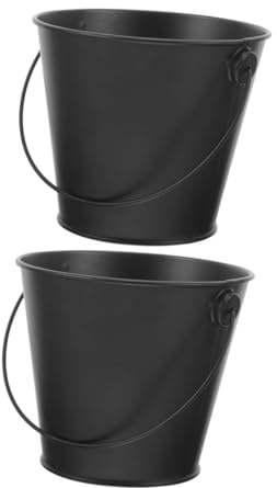 HIAKDOFT Lot De 2 Bacs à Charbon De Bois Bac Récupérateur De Graisse, Design Moderne, pour Barbecue Extérieur Et Cuisson Polyvalente