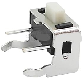 100 interruptores táctiles de 3 x 6 x 5 mm con soporte, pulsadores táctiles de 3 x 6 x 5 mm, microinterruptor