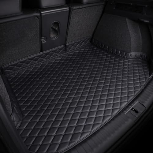 Car Boot Mats for Toyota Alphard 2011-2014, Runk Waterproof Protector Anti Scratch Non-Slip Cargo Tray Liners Auto Accessories,Black