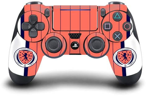 Head Case Designs Officially Licensed Scotland National Football Team Away 2026 Kit Vinyl Sticker Gaming Skin Decal Cover Compatible With Sony PlayStation 4 PS4 DualShock 4 Controller