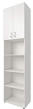 Kombi Regal Beistellschrank Aktenschrank Standschrank Schrank Büro Trio 24 Weiß