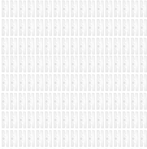 Chiusure per palloncini, piccole clip per palloncini, con elio e gonfiaggio dell'aria, senza nodi/lacci, decorazione per feste (200 pezzi)