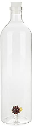balvi Flasche Atlantis Globefish Glasflasche mit Stöpsel in Form eines Kugelfisches Borosilikatglas 3