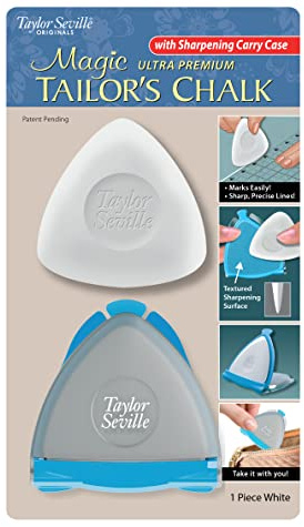 Taylor Seville Originals - Couturière Triangulaire en Forme de (Blanc) Tissu Marquage Craie - 1 Pièce
