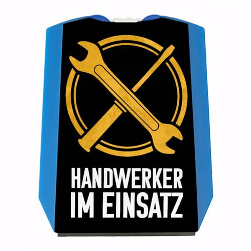 speecheese Handwerkereinsatz Parkscheibe mit 2 Einkaufswagenchips Parkuhr für Handwerker die Notdienste verrichten müssen mit StVO Zulassung viel mit dem Auto unterwegs auf der Arbeit