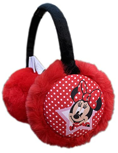 CARTOON Cache-oreilles d'hiver Disney, bandeau réglable pour enfants, protection des oreilles du froid du vent, Minnie., taille unique