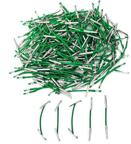 150 Pcs Elastic Metal Treasury Tags with Metal Ends, Hole Punch Paper Fasteners for Organising Documents, Durable Elastic String Binders for Office, School, and Home Use