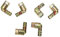 KITANDOVE 6pcs All-copper Cooker Pipe Adapter Gas Pipe Connector for Tight Connections Easy Installation for Home and Apartment Use