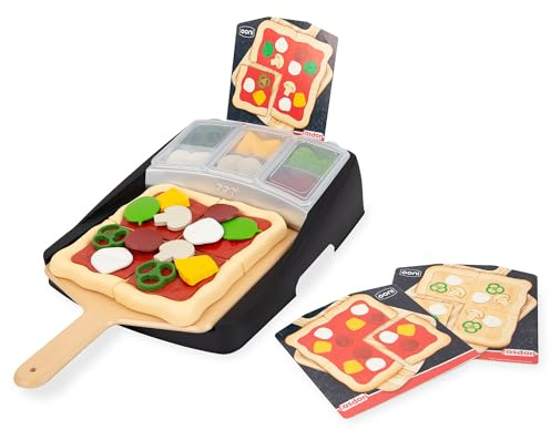 Casdon Ooni Pizza Topping Station | Toy Pizza Topping Station For Children Aged 3+ | Includes 24x Pizza Topping Pieces!