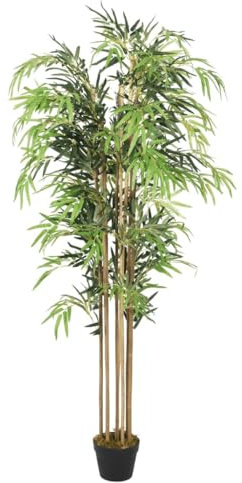 Home & Garden,Decor,Artificial Flora,Artificial Bamboo Tree 1605 Leaves 180cm Green