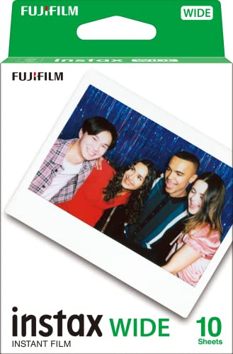 INSTAX Wide ISO 800 instant Film with White Border, 10 Shot Pack