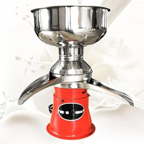 Separatore Elettrico di Panna per Latte, Separatore di Panna per Burro e Frullato da 50 l/h, Separatore Centrifugo di Panna per Latte di Capra e Mucca