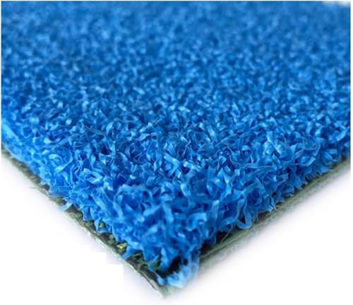 LoiYtrd Garden lawns Outdoor Carpet, Artificial Grass, Synthetic Turf, Blue Realistic Synthetic Turf Mat, Background Synthetic Turf, Garden Landscape