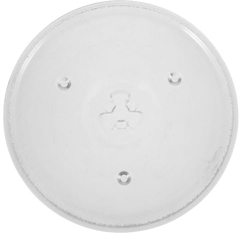 Zerodeko Plato de Vidrio para Horno Microondas Resistente y Fácil de Limpiar Repuesto para Cocina Segura