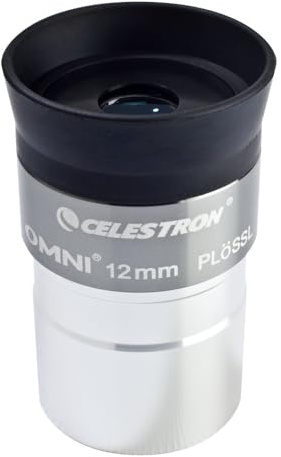 Celestron 93319 Omni Series 1.25 inch / 12mm Eyepiece, Black/Silver